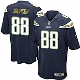 Nike Men & Women & Youth Chargers #88 Johnson Navy Blue Team Color Game Jersey,baseball caps,new era cap wholesale,wholesale hats